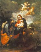 Flight into Egypt sg MURILLO, Bartolome Esteban